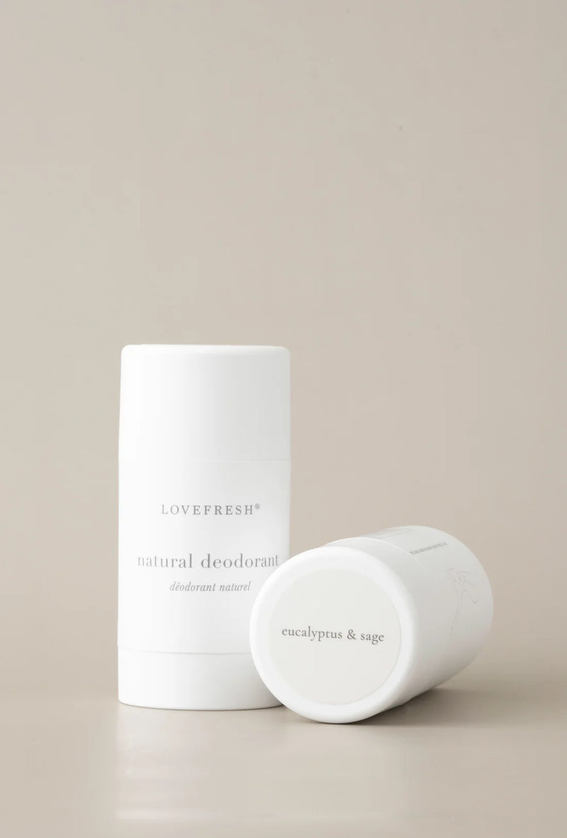 Eucalyptus & Sage scent — natural stick deodorant