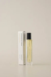 Lovefresh Natural Perfume Oil in Mandarin & Cypress — bottle and box shown, available at Lemonberry in Aurora, ON