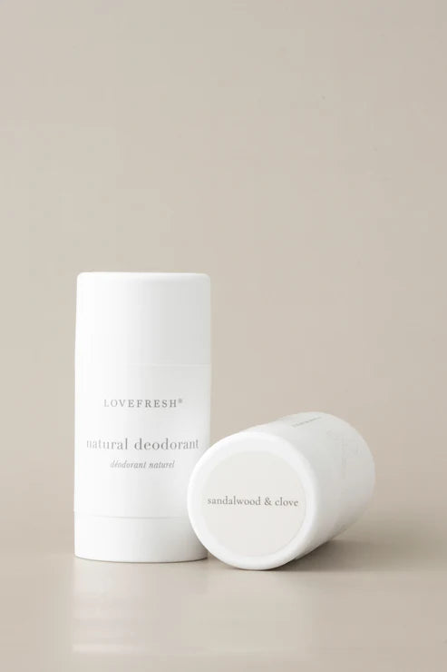 Sandalwood & Clove stick — cruelty-free deodorant Canada