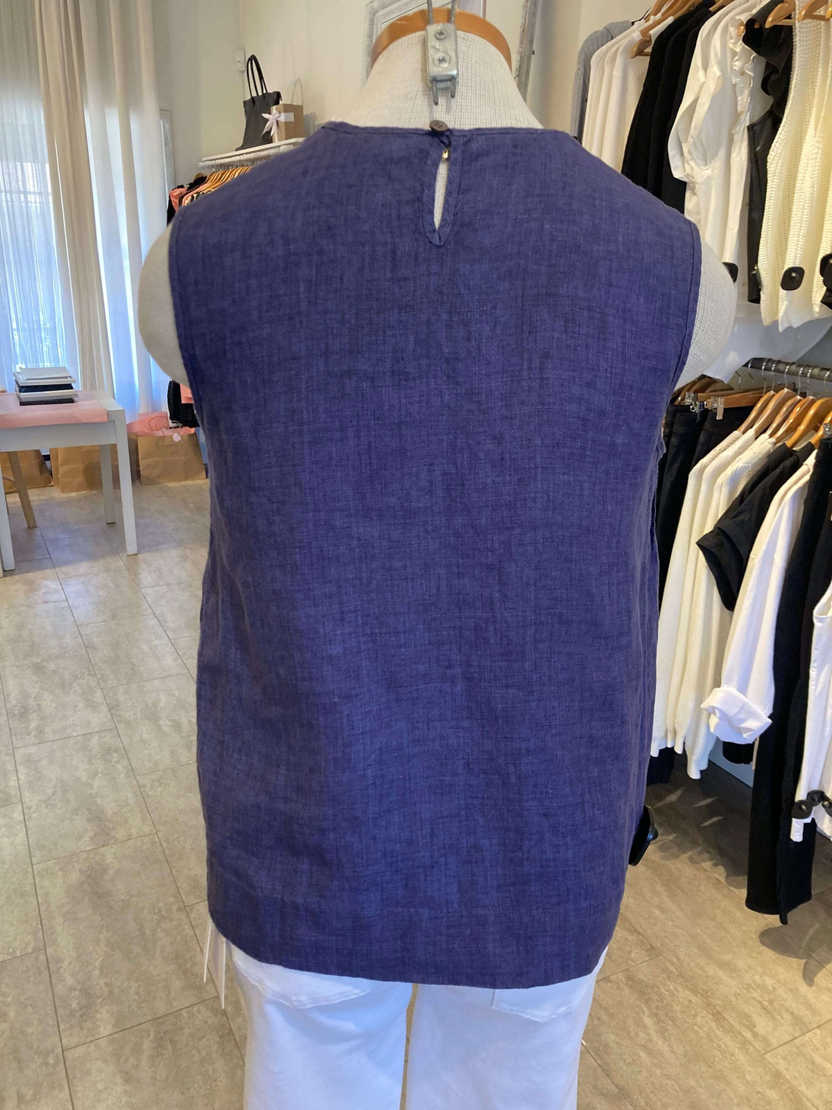 Back view of the Luna Top by Naif in Lamonberry.