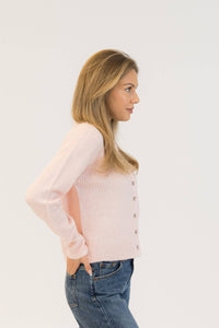 Lyla & Luxe Tops Aisha Crystal Sweater by Lyla & Luxe available at Lemonberry Boutique Aurora