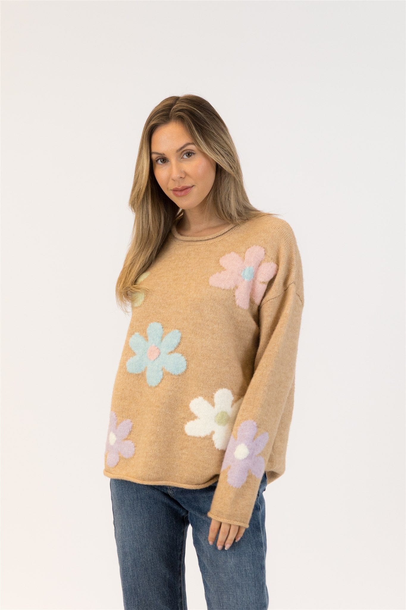 Lyla & Luxe Tops Jody Crewneck Pullover by Lyle & Luxe available at Lemonberry Boutique Aurora