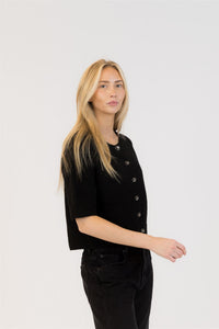 Lyla & Luxe Tops Jude Rose Cardigan by Lyla & Luxe available at Lemonberry Boutique Aurora