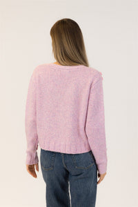 Lyla & Luxe Tops Kailie Flower Cardigan by Lyla & Luxe available at Lemonberry Boutique Aurora