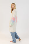 Lyla & Luxe Tops Shiloh Heart Cardigan by Lyla & Luxe available at Lemonberry Boutique Aurora