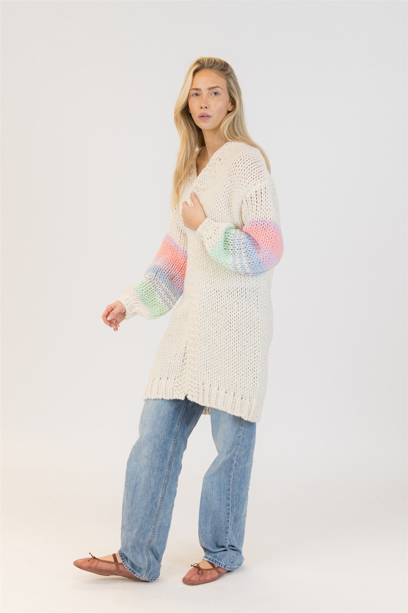 Lyla & Luxe Tops Shiloh Heart Cardigan by Lyla & Luxe available at Lemonberry Boutique Aurora