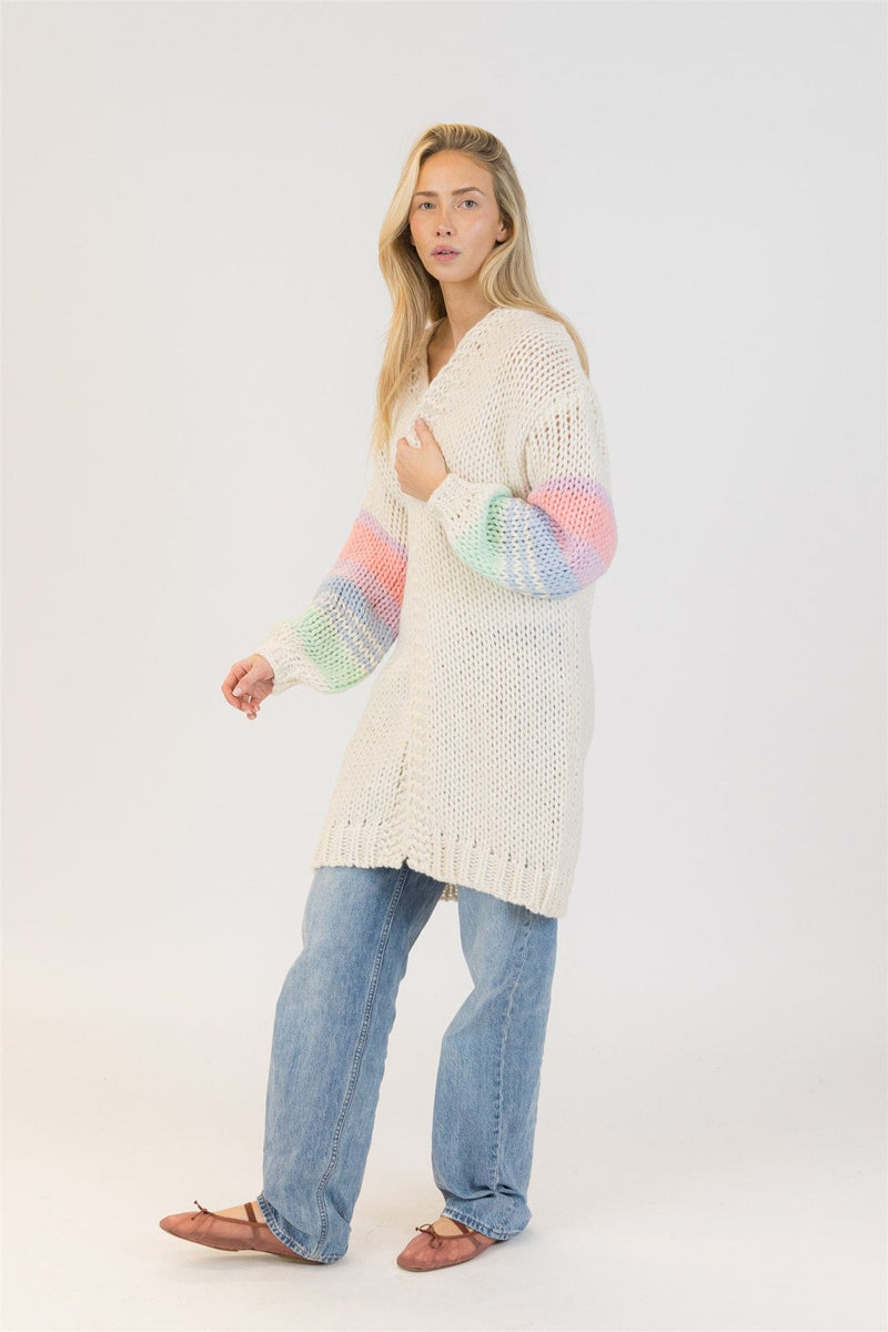 Lyla & Luxe Tops Shiloh Heart Cardigan by Lyla & Luxe available at Lemonberry Boutique Aurora