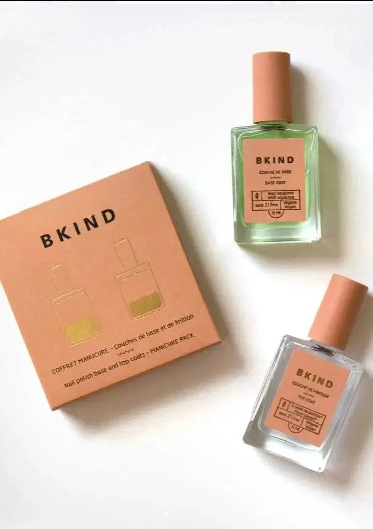 Bkind manicure set displayed on white background with box.
