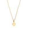 Isolated product shot of Maple Leaf Charm Necklace in gold by Foxy Originals