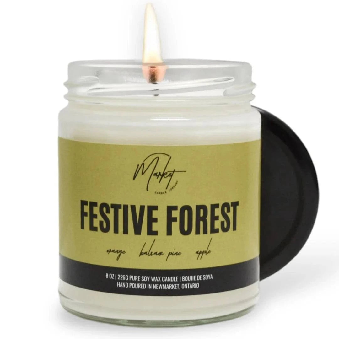Market Candle Company Accessories Festive Forest Candle available at Lemonberry Boutique Aurora