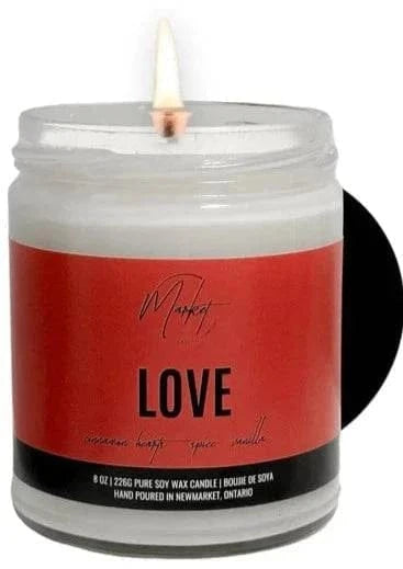 Market Candle Company Accessories Love Candle available at Lemonberry Boutique Aurora