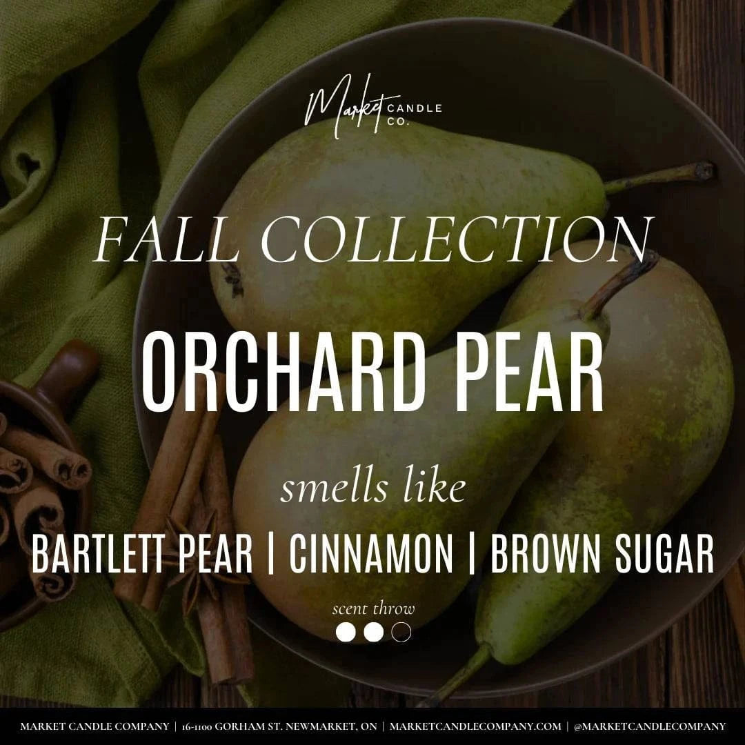 Market Candle Company Accessories Orchard Pear Candle by Market Candle Company🍃 available at Lemonberry Boutique Aurora