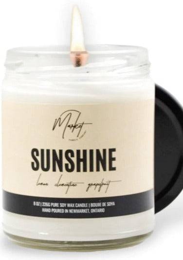 Market Candle Company Accessories Sunshine Candle 🍃 available at Lemonberry Boutique Aurora