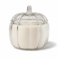Large Glass Pumpkin Candle Vessel