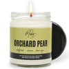 Orchard Pear Candle close up - Lemonberry.ca