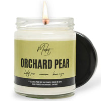 Orchard Pear Candle close up - Lemonberry.ca