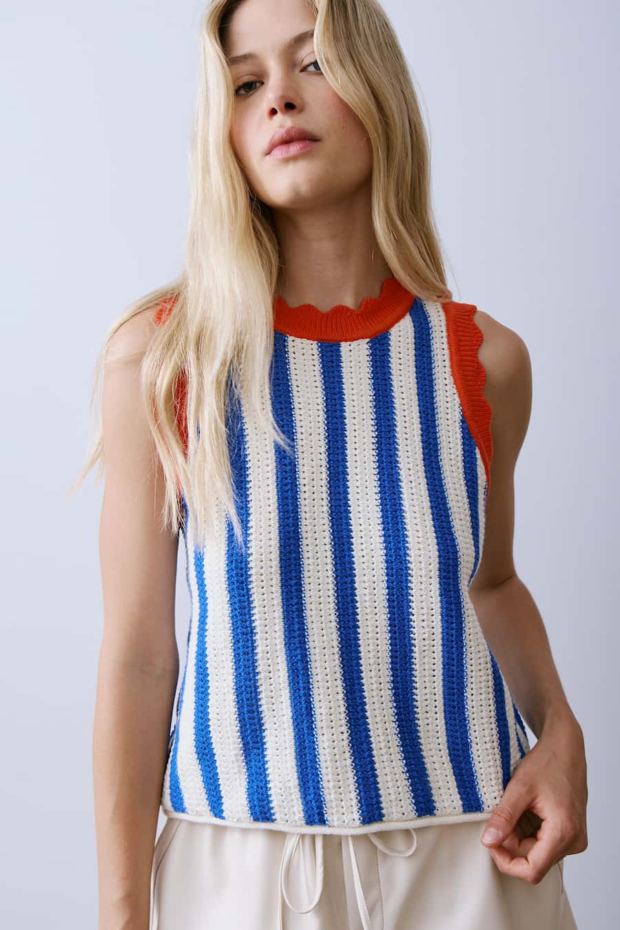 Azul Striped Knit Top | Melissa Nepton | Lemonberry