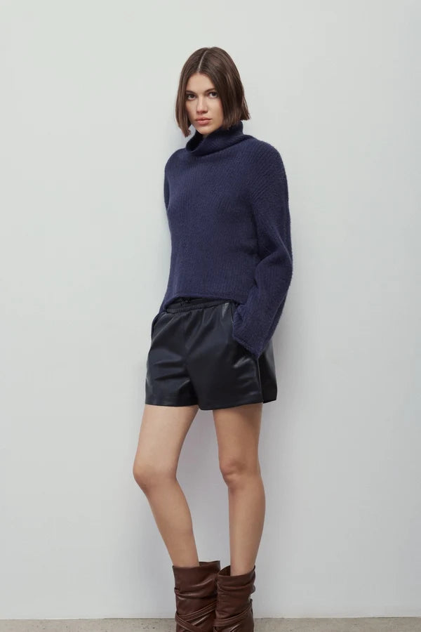 Melissa Nepton Elga long sleeve sweater in navy