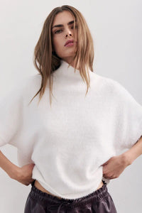 Melissa Nepton Jovani sweater in winter white