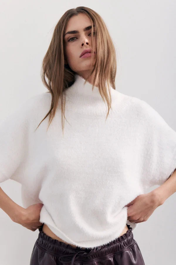Melissa Nepton Jovani sweater in winter white