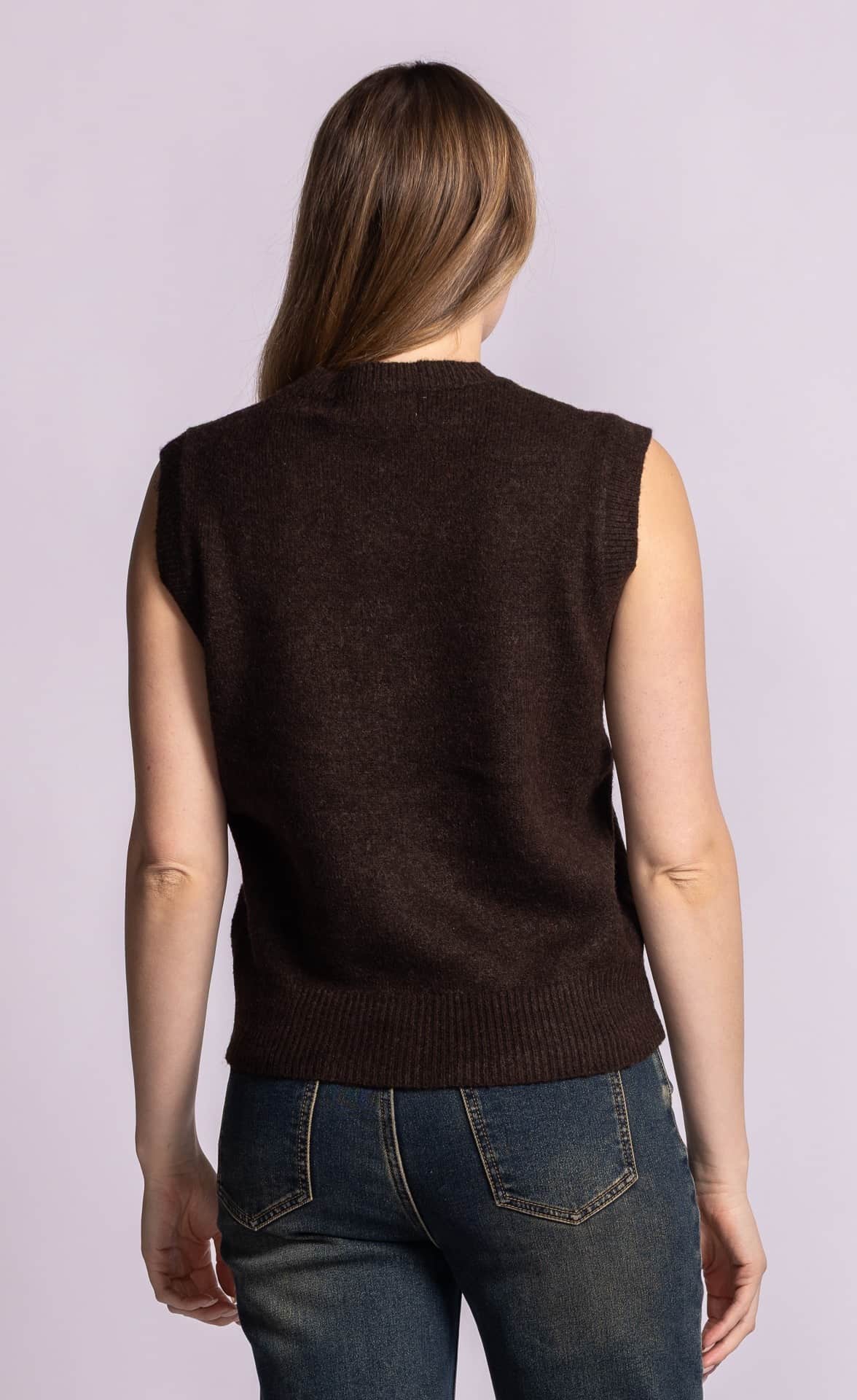 Pink Martini Clarissa Wool Blend Sweater Vest