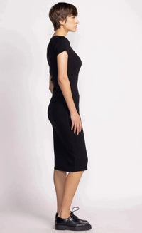 Pink Martini Dress Paige Sweater dress available at Lemonberry Boutique Aurora