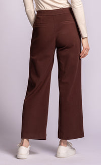 Pink Martini Nadia Full Pants in brown back view