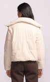 Pink Martini Outerwear Pink Martini Northfield Jacket – Beige Cord Puffer available at Lemonberry Boutique Aurora