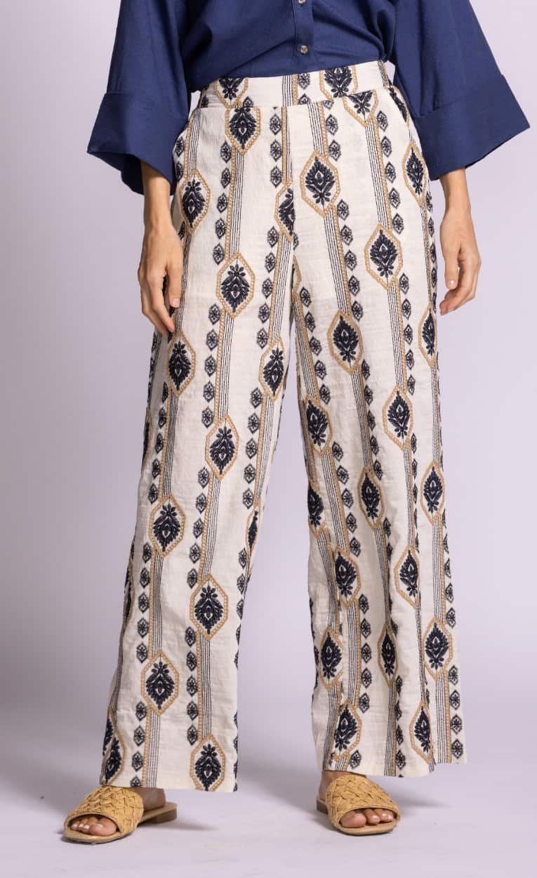 Pink Martini Sancola Pants angled front view Lemonberry Aurora