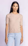 Pink Martini Tops Carolyn Top by Pink Martini - Soft & Comfy Ribbed Knit Sweater available at Lemonberry Boutique Aurora