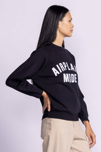Pink Martini Tops Catching Flights Sweater available at Lemonberry Boutique Aurora