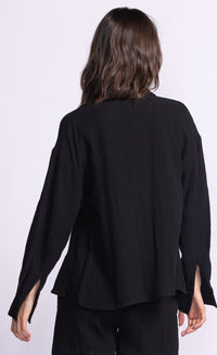 Pink Martini Tops Nikki Top by Pink Martini - The Perfect Relaxed Button-Down available at Lemonberry Boutique Aurora