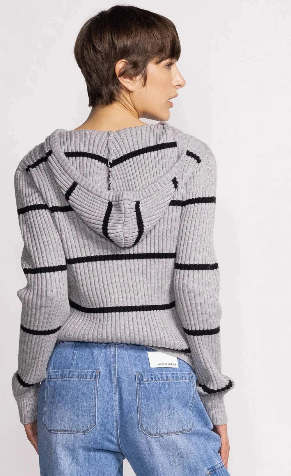 Pink Martini Tops Selena Hoodie Pullover available at Lemonberry Boutique Aurora