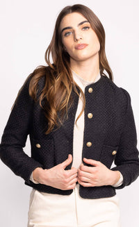 Pink Martini Tops Vera Jacket available at Lemonberry Boutique Aurora