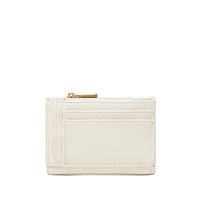 Pixie Mood Aiko Wallet in Cream, back view with slim design and card pockets – available at Lemonberry in Aurora, near Toronto.