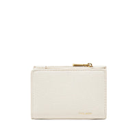Pixie Mood Aiko Wallet in Cream, front view with slim design – available at Lemonberry in Aurora, near Toronto.