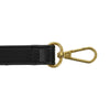 Clasp view of Pixie Mood Ella black—eco vegan leather.