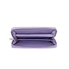 Interior of Pixie Mood Sandy Wallet in Lavender with card slots, bill sections, and zip pocket, RFID-protected – Lemonberry.