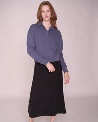 Preloved Tops Elsie Polo Sweater available at Lemonberry Boutique Aurora