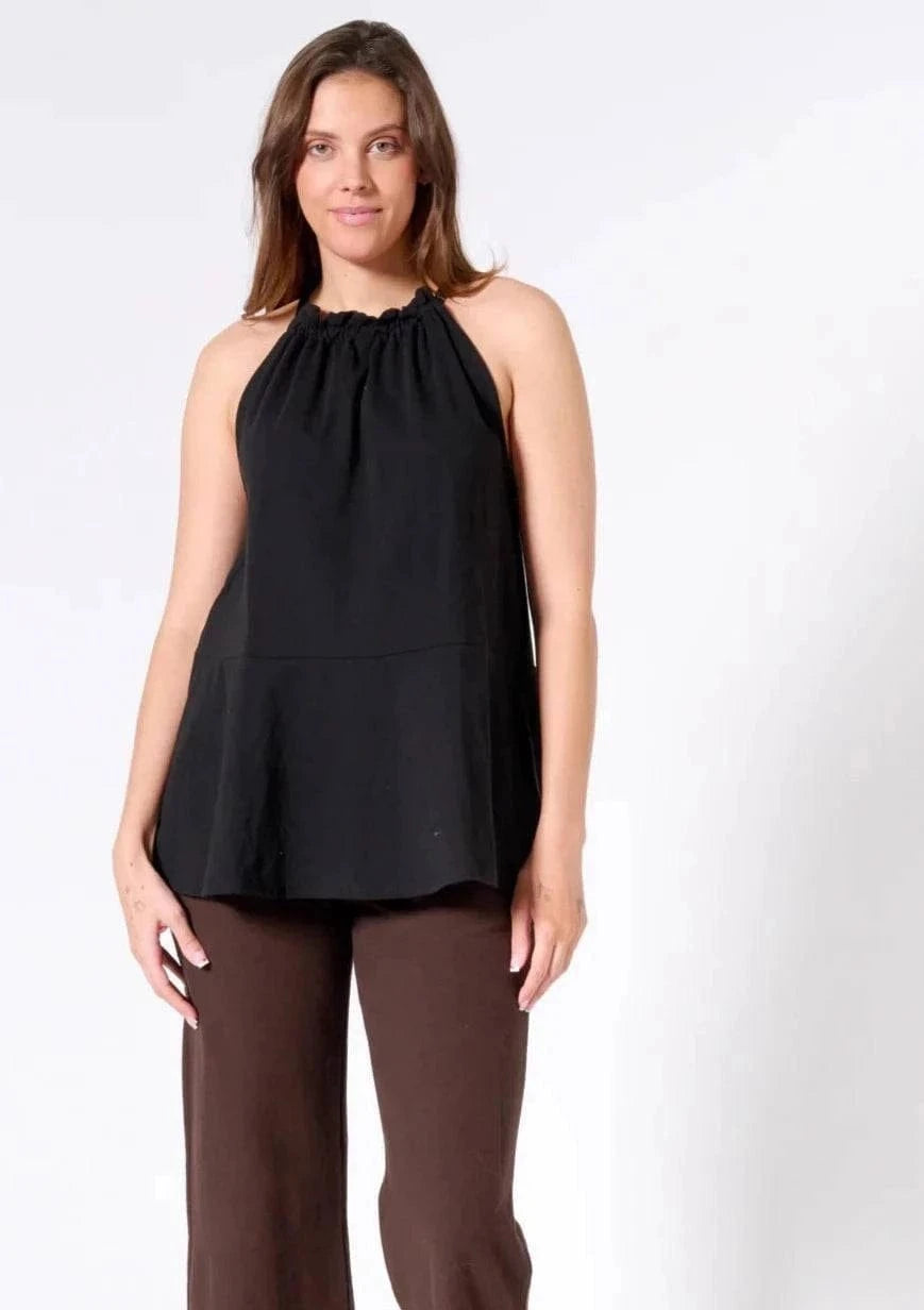 Preloved Tops Fantino Halter Top 🍃 available at Lemonberry Boutique Aurora