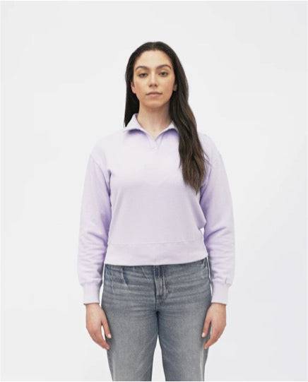 Preloved Tops Murphy Polo Sweatshirt 🍃 available at Lemonberry Boutique Aurora