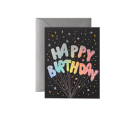 Rifle Paper Co Accessories Mylar Birthday Balloons Card by Rifle Paper Co available at Lemonberry Boutique Aurora