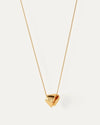 Gold Rio Pendant Necklace by Jenny Bird — flat lay on white background, available at Lemonberry in Aurora, ON