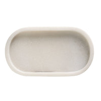 Rosha Living Inc Bath & Body Aquila White Marble Tray available at Lemonberry Boutique Aurora