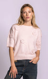 Pink Martini Roslyn Sweater – Soft Rosette Knit