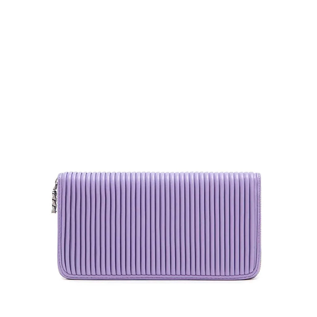 Sandy Wallet – Pixie Mood Pleated RFID Zip Wallet (Lavender ...