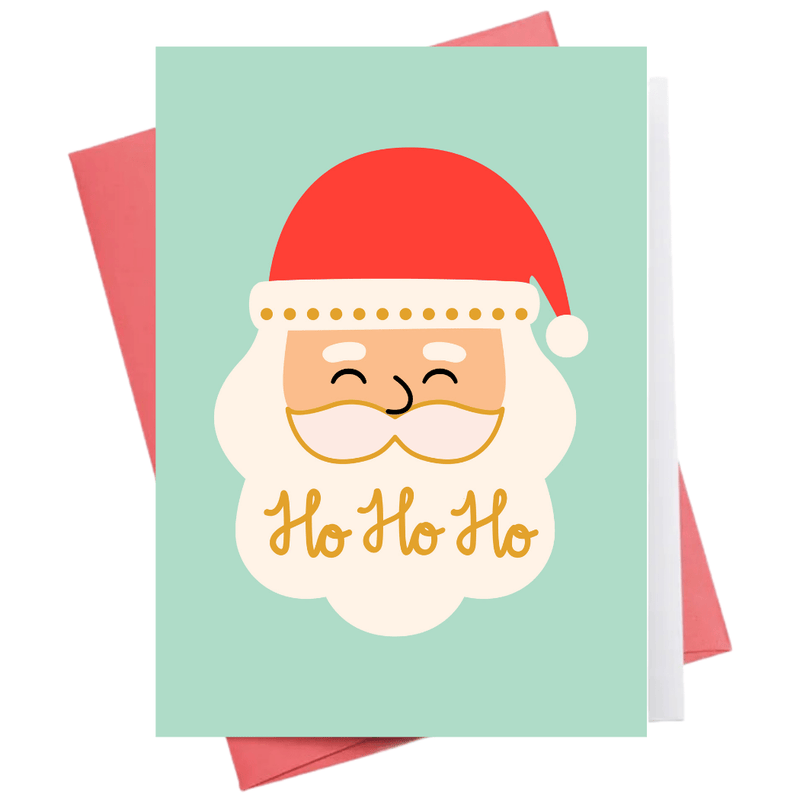 Santa Ho Ho Ho Card 🍃 - Lemonberry.ca
