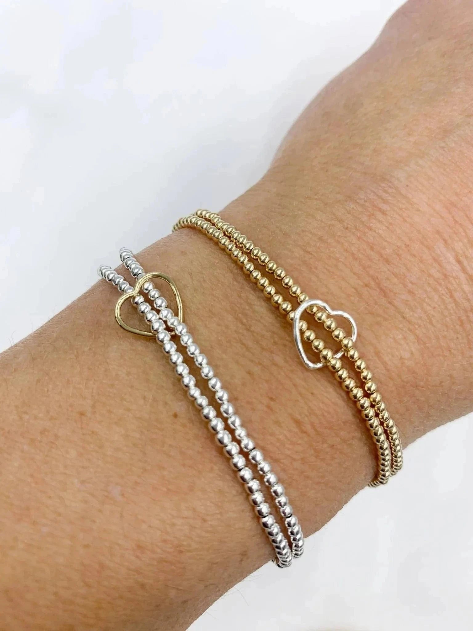 Saskia De Vries Jewelry Double Love Leave on Silver available at Lemonberry Boutique Aurora