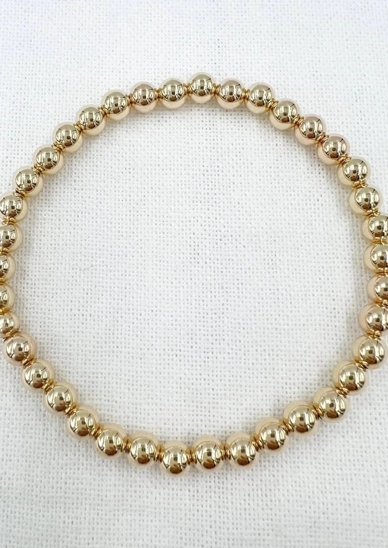 Saskia De Vries Jewelry Gold Leave-ON 5mm available at Lemonberry Boutique Aurora