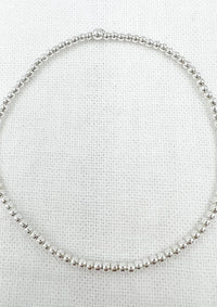 Saskia De Vries Jewelry Silver Leave-On 2mm available at Lemonberry Boutique Aurora